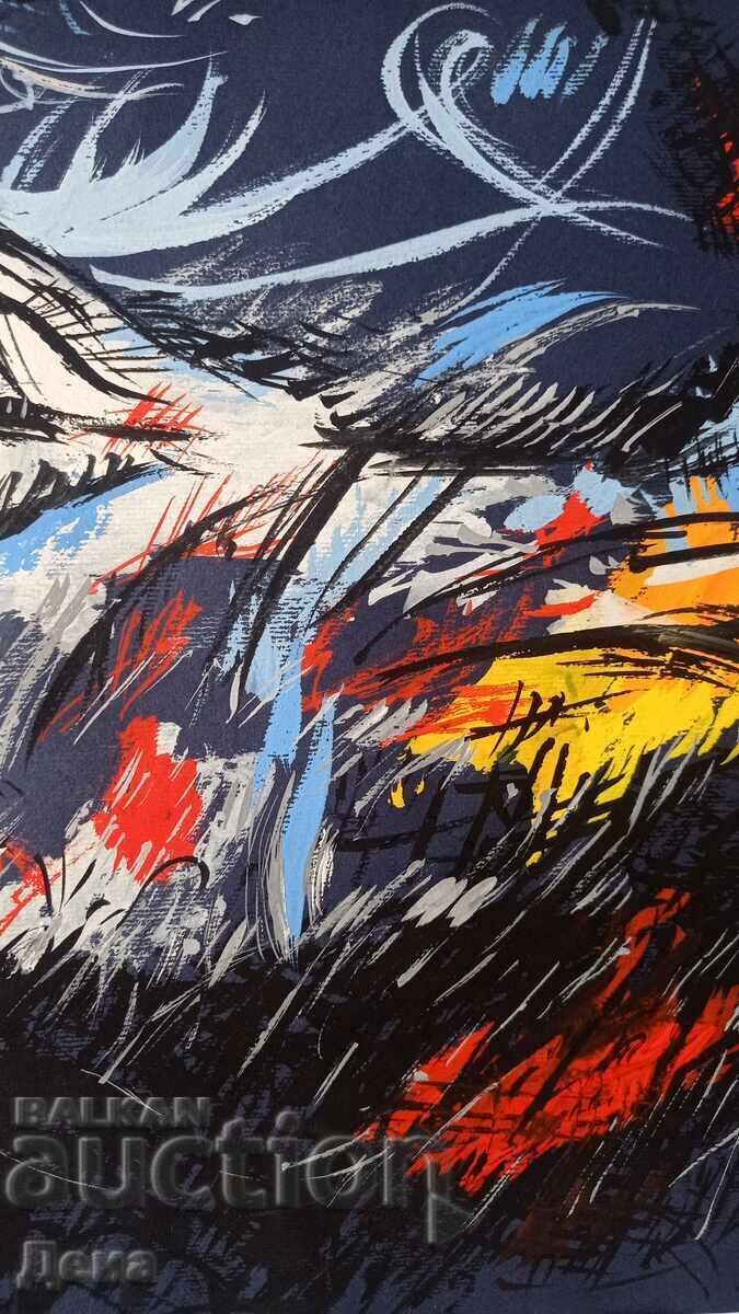 Delivery of Abstract Painting Delivery of Abstract Painting