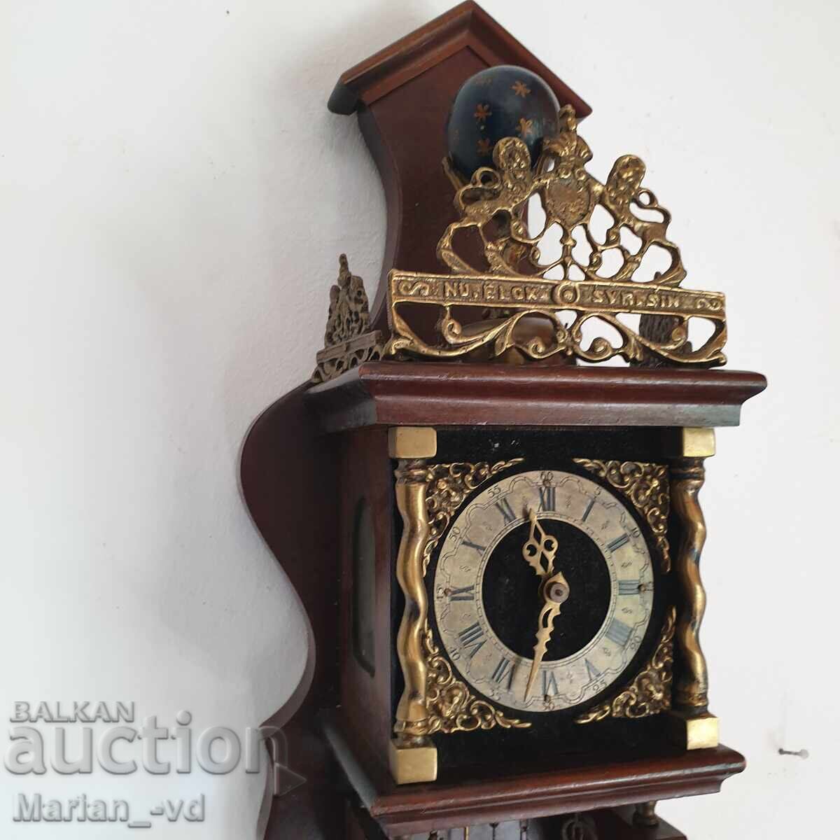 Dutch mechanical wall clock - 6