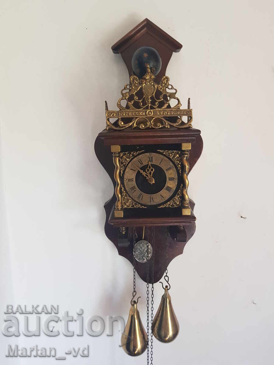 Dutch mechanical wall clock