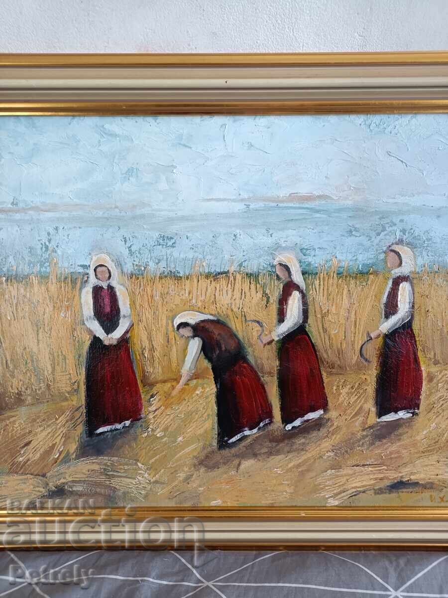 Δημοπρασία Μεγάλη ελαιογραφία