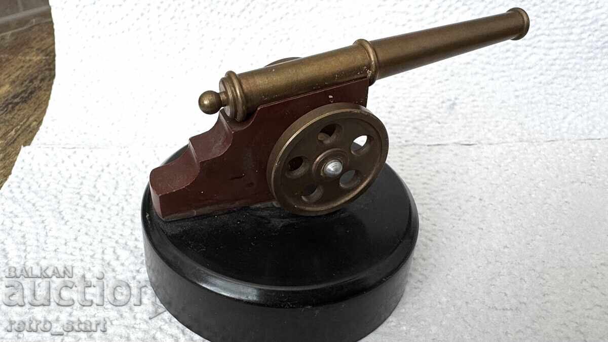 Ρωσικό κανόνι σουβενίρ δεκαετίας '60, βακελίτης και ορείχαλκος - 5