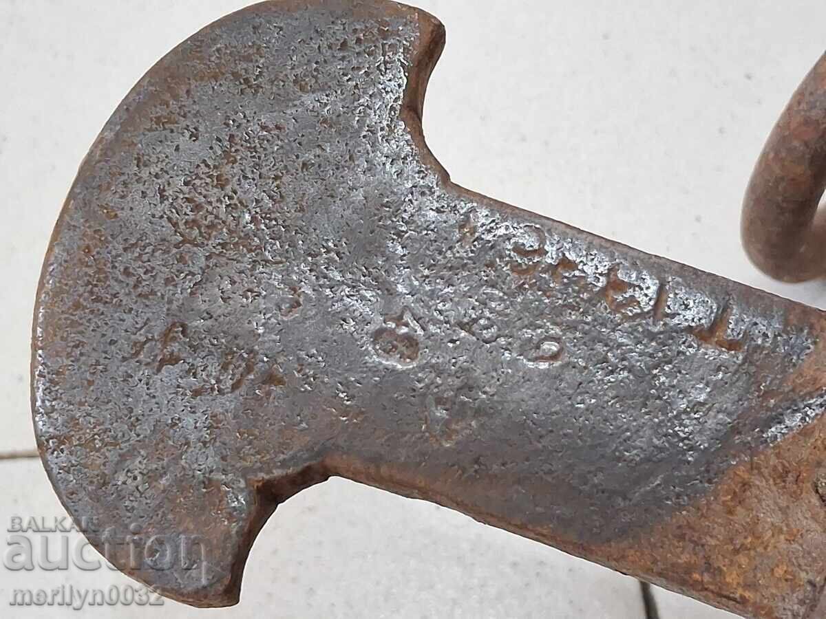 Παλαιός ζυγός, ζυγαριά, ζύγι, σταθμά από τα μέσα του 20ου αιώνα - 7