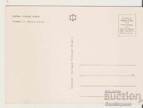 Κάρτα Βουλγαρία Πιρίν Θέα 3* με τιμή 0.80 BGN | € 0.41