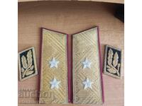 Epoleți de paradă+petlițe de general-locotenent