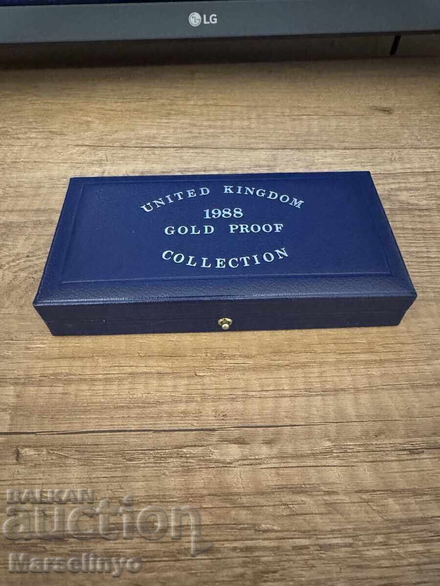 Very rare authentic Proof Set Gold Sovereigns 1988 - 6