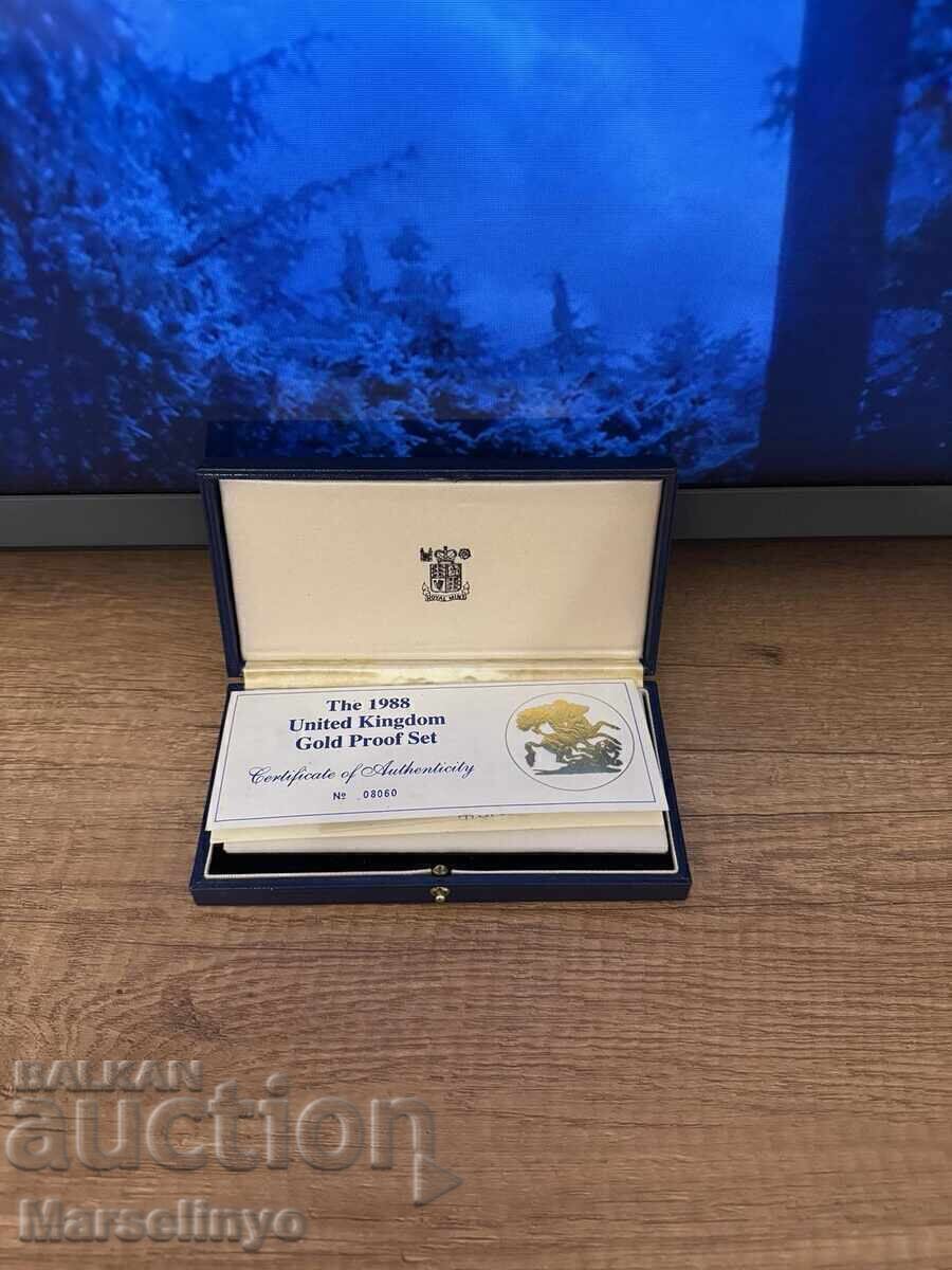 Set foarte rar autentic de Proba Suverani de Aur 1988 - 7
