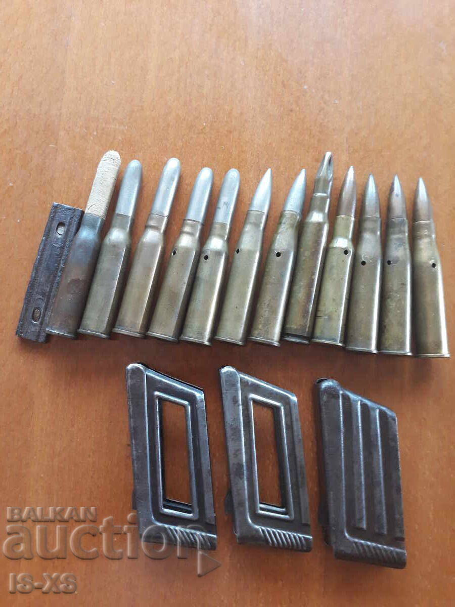 Mannlicher cartridges and packs