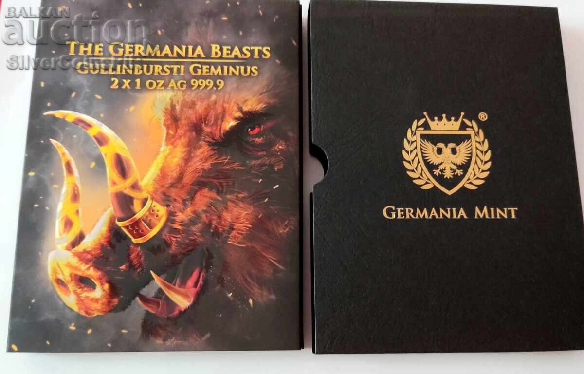Delivery of Silver 2x1 oz Golden Boar 2025 The Beasts of Germania Mint Delivery of Silver 2x1 oz Golden Boar 2025 The Beasts of Germania Mint