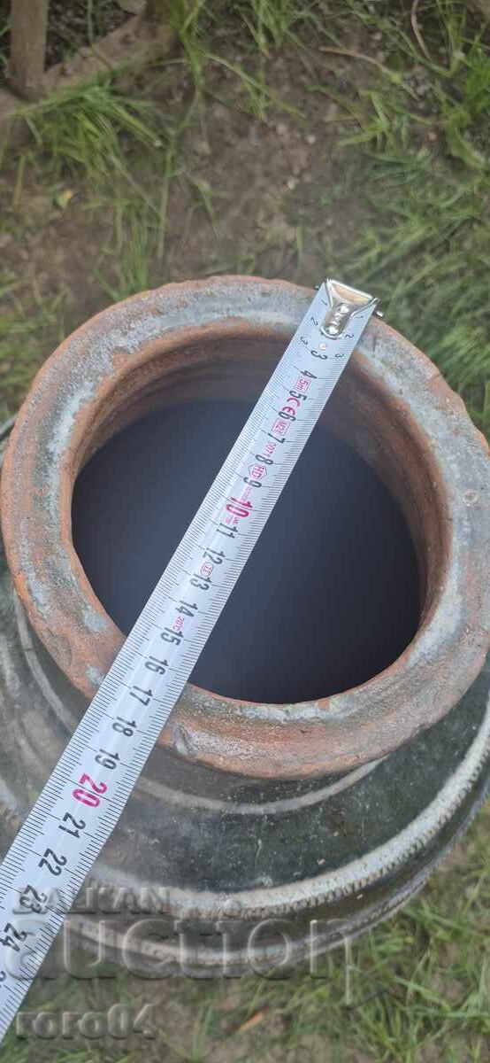 CANĂ CERAMICĂ VECHE MARE - 5