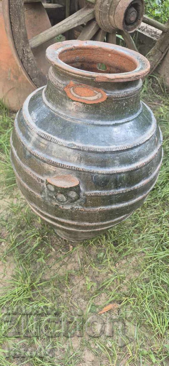 CANĂ CERAMICĂ VECHE MARE