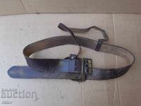 Centură de ofițer de paradă militară veche cu spadă, uniformă