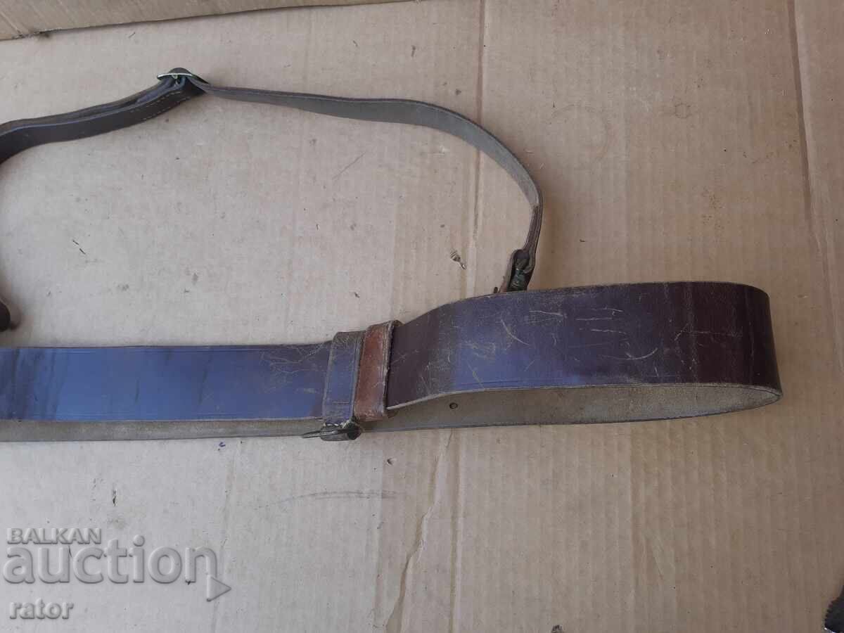 Auction Old military dress officer's belt with sword belt, uniform Auction Old military dress officer's belt with sword belt, uniform