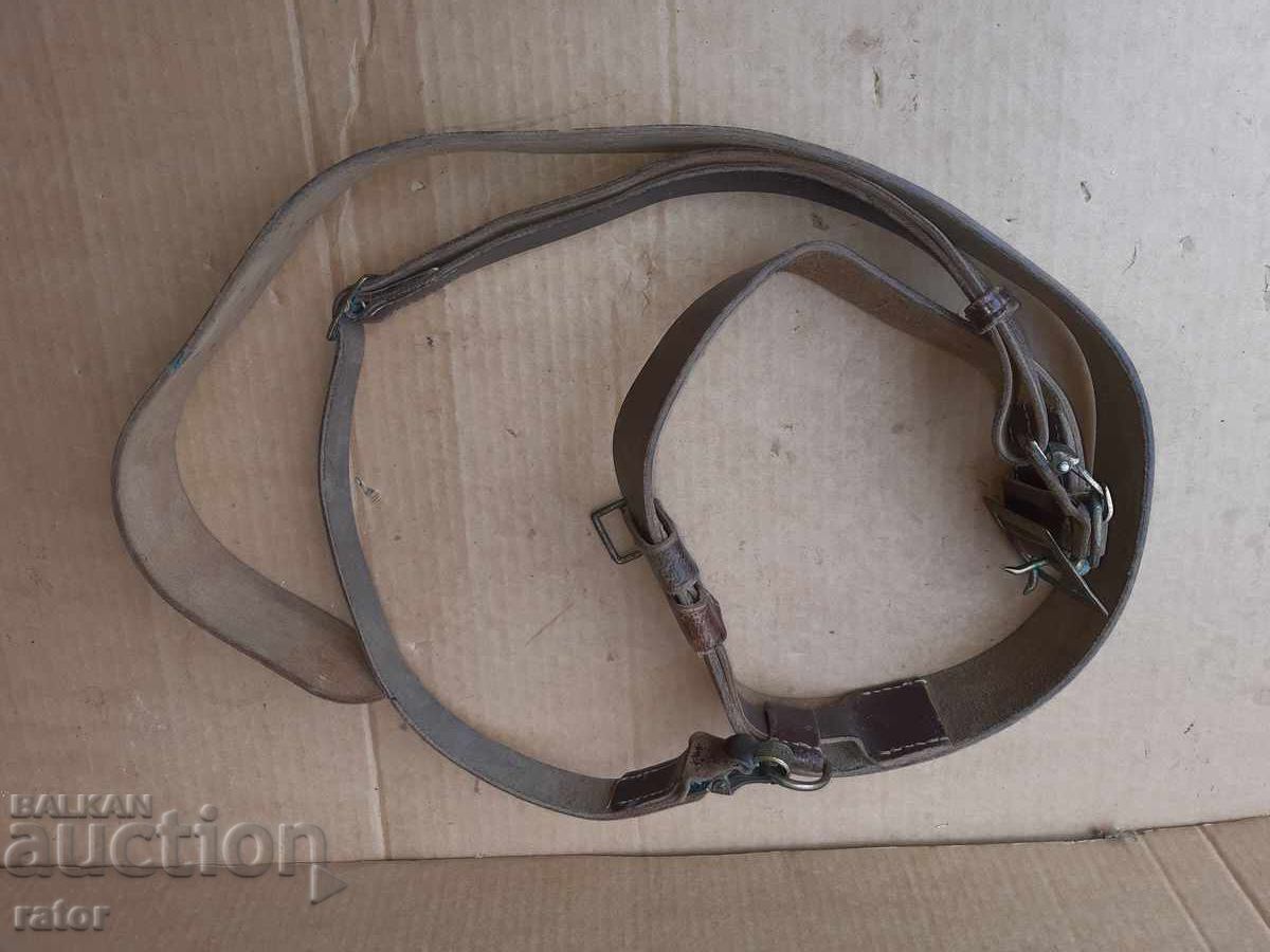 Old military dress officer's belt with sword belt, uniform - 5 Old military dress officer's belt with sword belt, uniform - 5