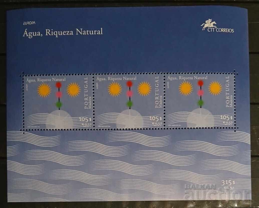 Πορτογαλία/Μαδέρα 2001 Ευρώπη CEPT Μπλοκ MNH