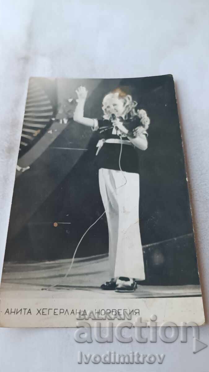 Carte poștală Anita Hegerland - Norvegia