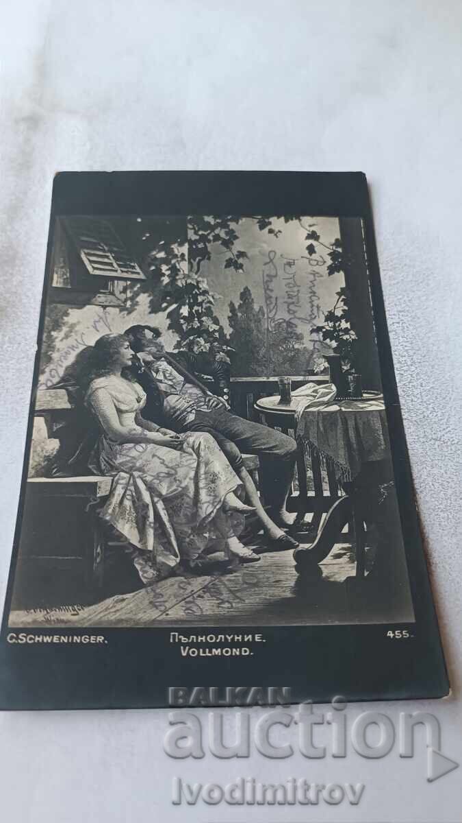 Carte poștală C. Schweninger Lună plină