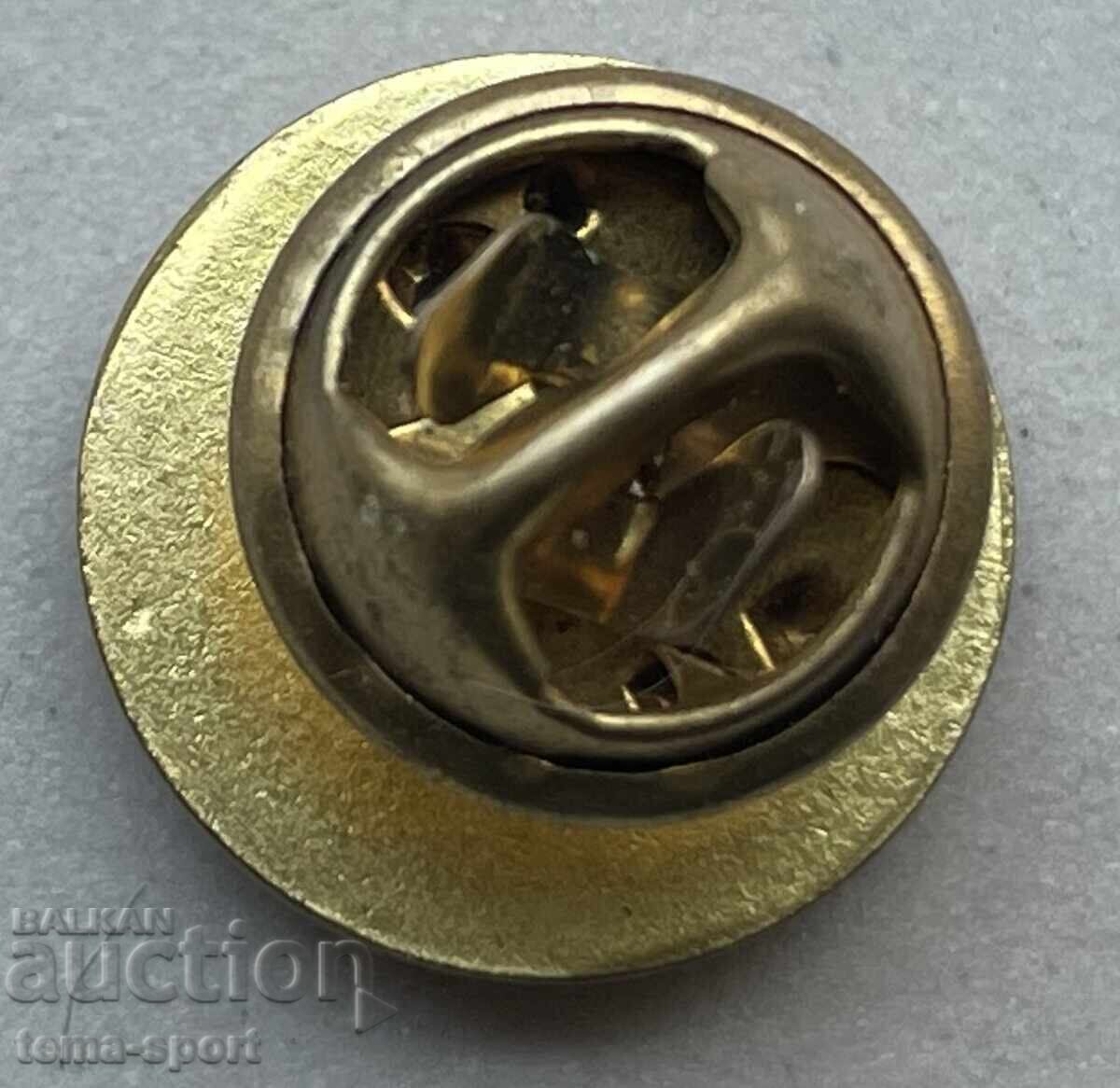 1540 Βουλγαρία σήμα ποδοσφαιρικού συλλόγου Βίχαρ Σλαβιάνοβο με τιμή 5.00 BGN | € 2.56 1540 Βουλγαρία σήμα ποδοσφαιρικού συλλόγου Βίχαρ Σλαβιάνοβο με τιμή 5.00 BGN | € 2.56