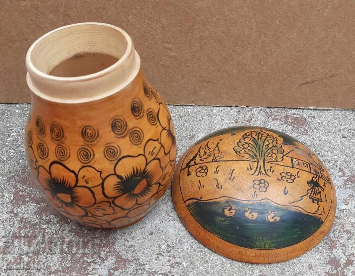 Wooden mushroom box with price 25.00 BGN | € 12.78 Wooden mushroom box with price 25.00 BGN | € 12.78