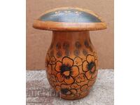 Cutie de lemn cu burete