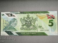 Banknote - Trinidad and Tobago - 5 dollars UNC | 2020