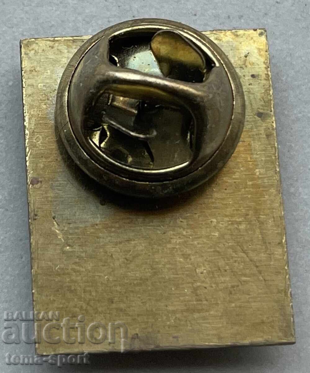 1549 Βουλγαρικό σήμα ποδοσφαιρικού συλλόγου Λέφσκι Λιάσκοβετς με τιμή 5.00 BGN | € 2.56