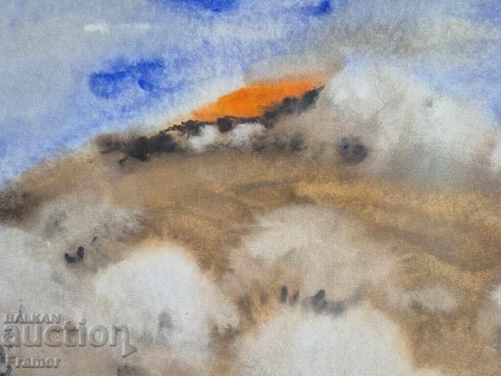 Watercolor by the great artist STOLETNIKA Sava Tsonovski 3 - 5