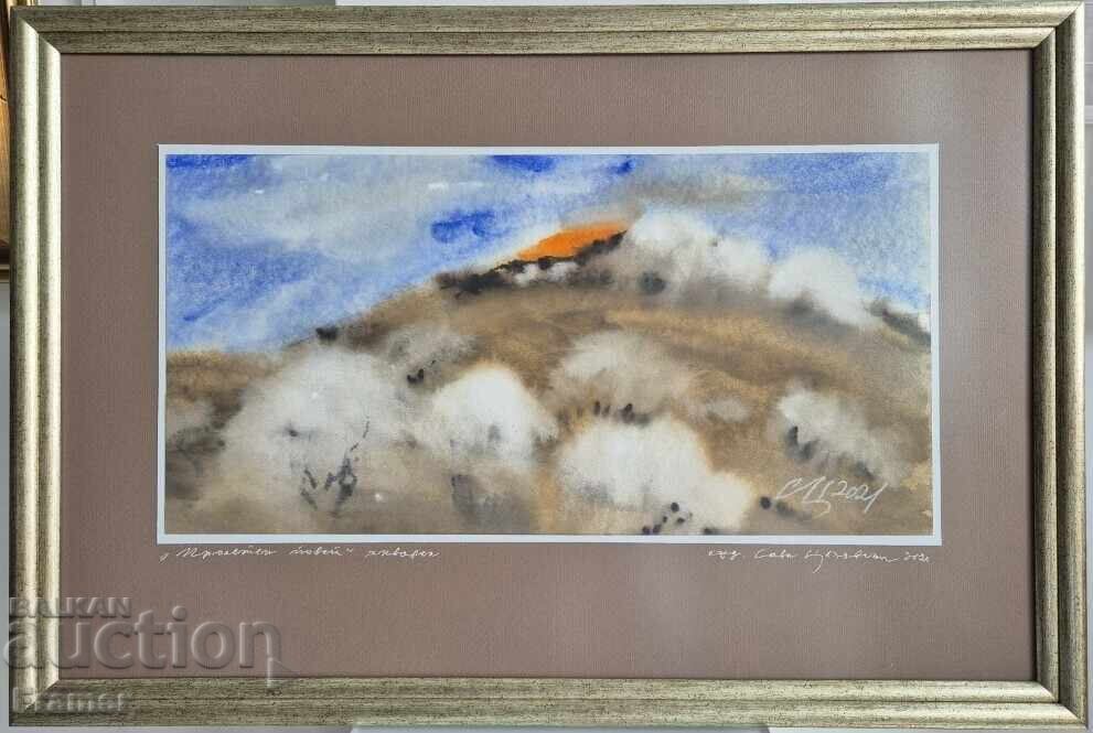 Watercolor by the great artist STOLETNIKA Sava Tsonovski 3