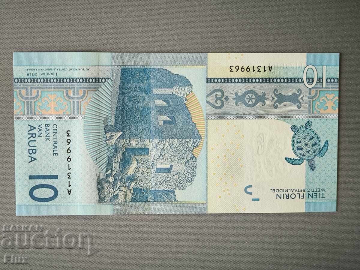 Auction Banknote - Aruba - 10 florins UNC | 2019 Auction Banknote - Aruba - 10 florins UNC | 2019