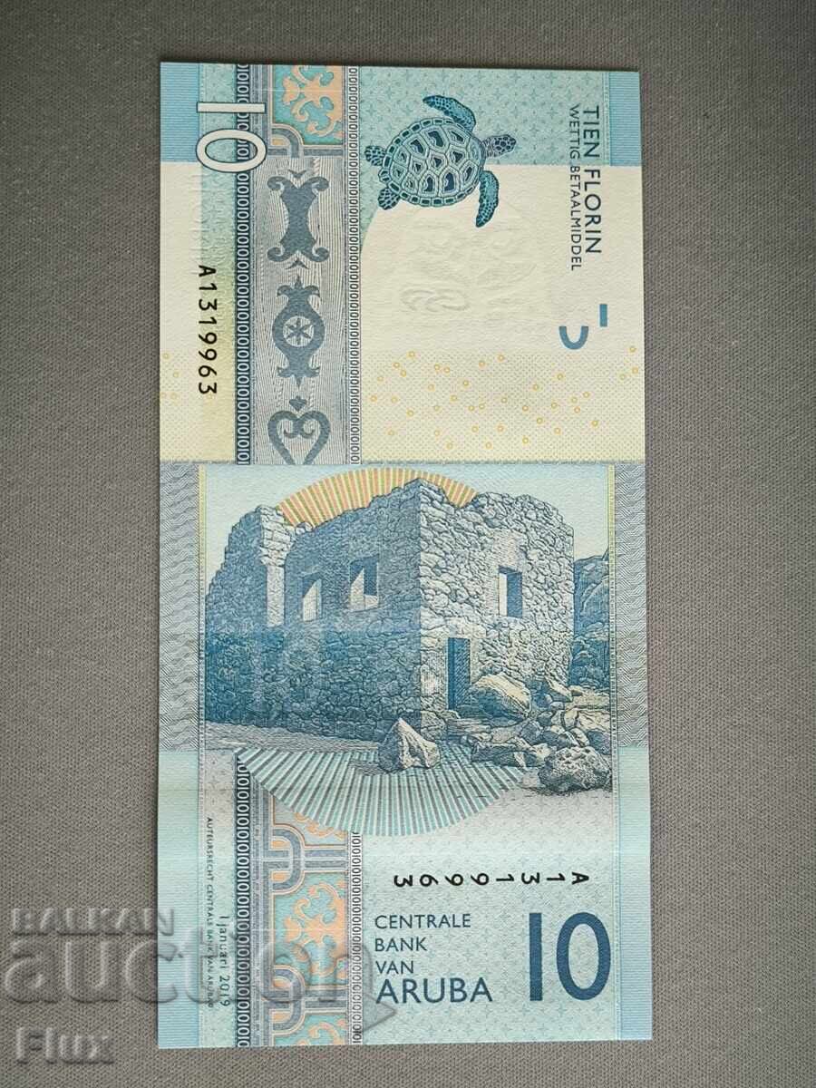Delivery of Banknote - Aruba - 10 florins UNC | 2019 Delivery of Banknote - Aruba - 10 florins UNC | 2019