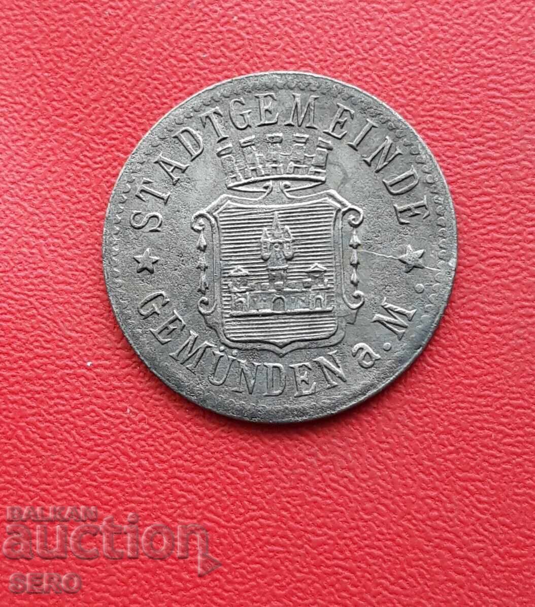 Germania-Bavaria-Gemünden-10 Pfennig cu preț 5.00 BGN | € 2.56