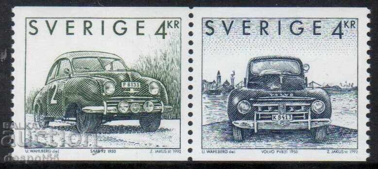 1992. Suedia. Mașini suedeze 1992. Suedia. Mașini suedeze