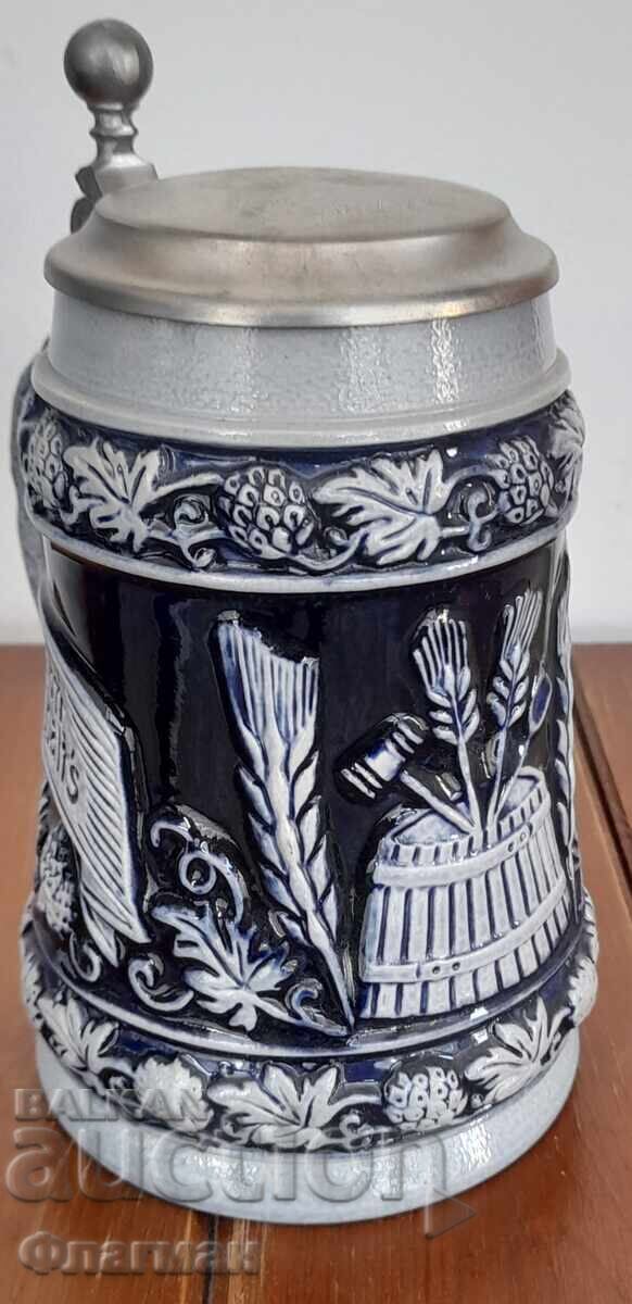 Antique beer mug with price 70.00 BGN | € 35.79