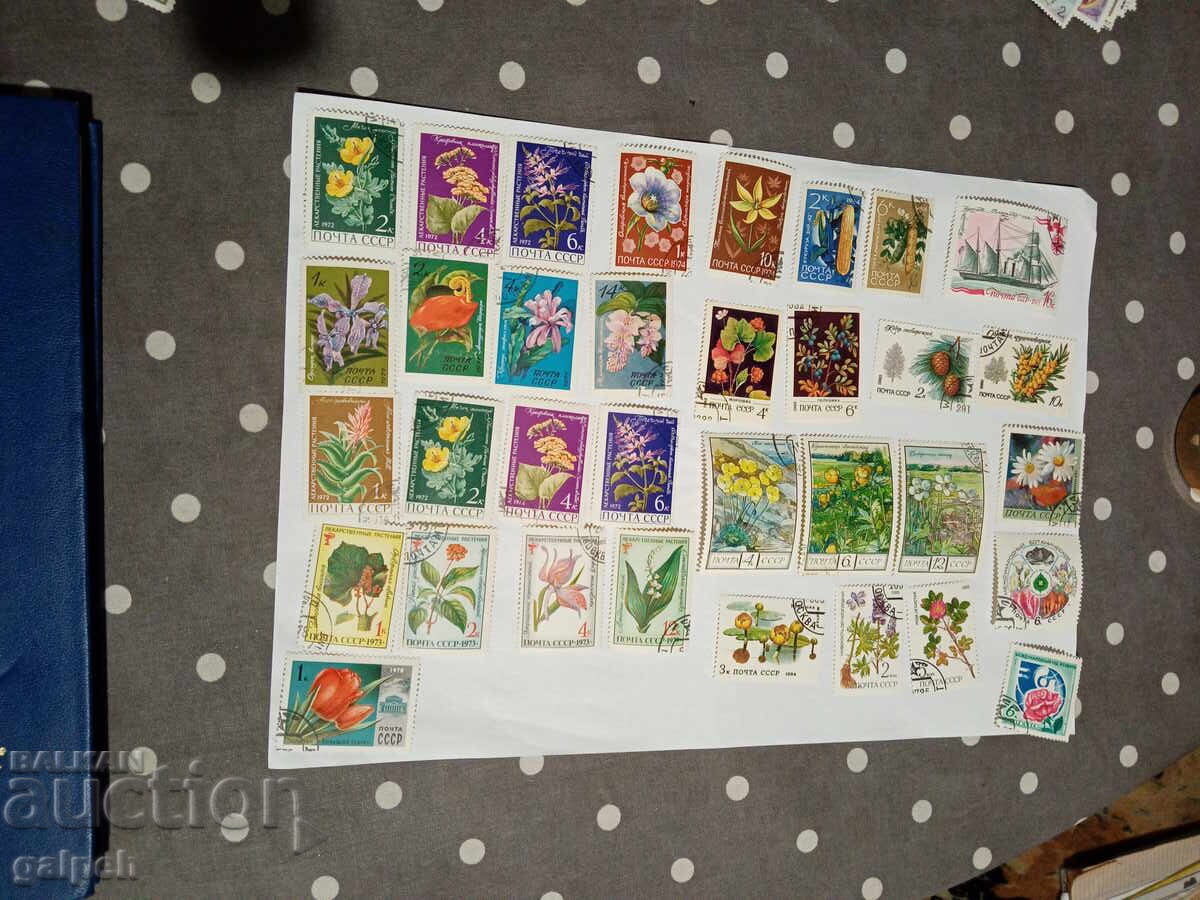 Γραμματόσημα - ΕΣΣΔ - 100+ τμχ με τιμή 15.00 BGN | € 7.67 Γραμματόσημα - ΕΣΣΔ - 100+ τμχ με τιμή 15.00 BGN | € 7.67