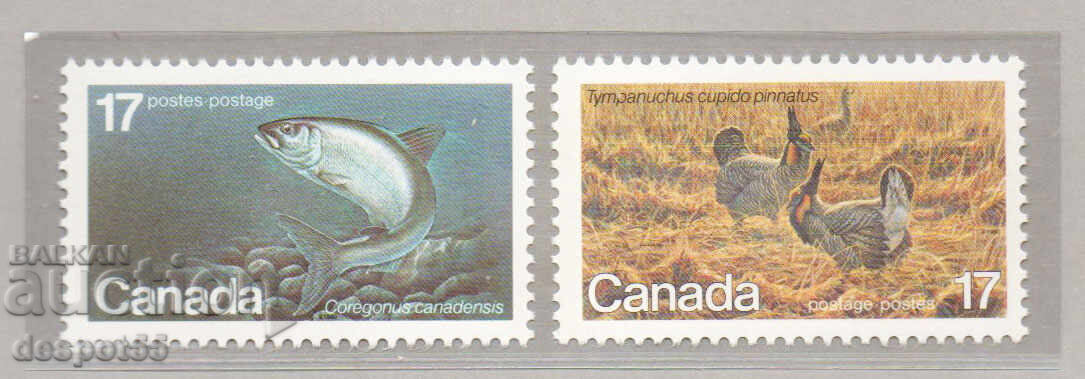 1980. Canada. Specii sălbatice pe cale de dispariție