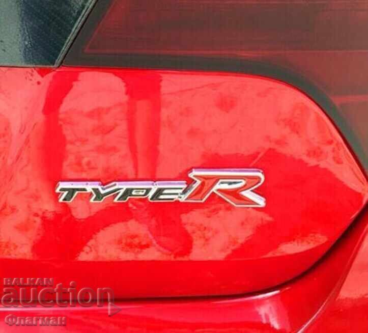 Embleme noi "Type R" pentru Honda - 15 cm / 3 cm - 5 Embleme noi "Type R" pentru Honda - 15 cm / 3 cm - 5