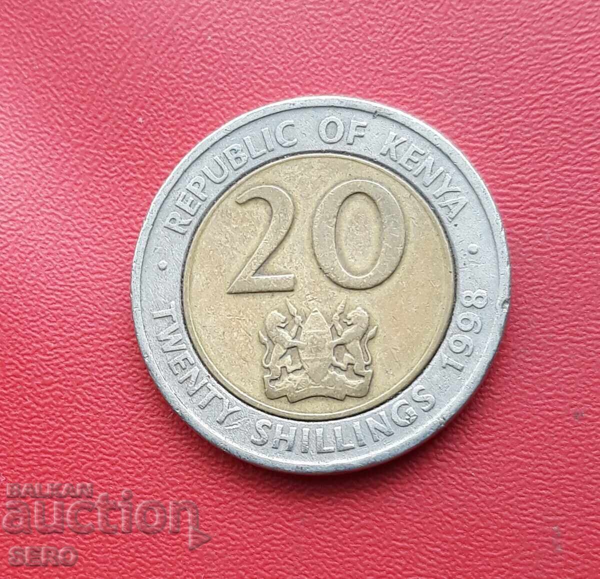 Кения-20 шилинга 1998 Кения-20 шилинга 1998
