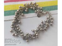 Vintage silver Cha Cha style bracelet