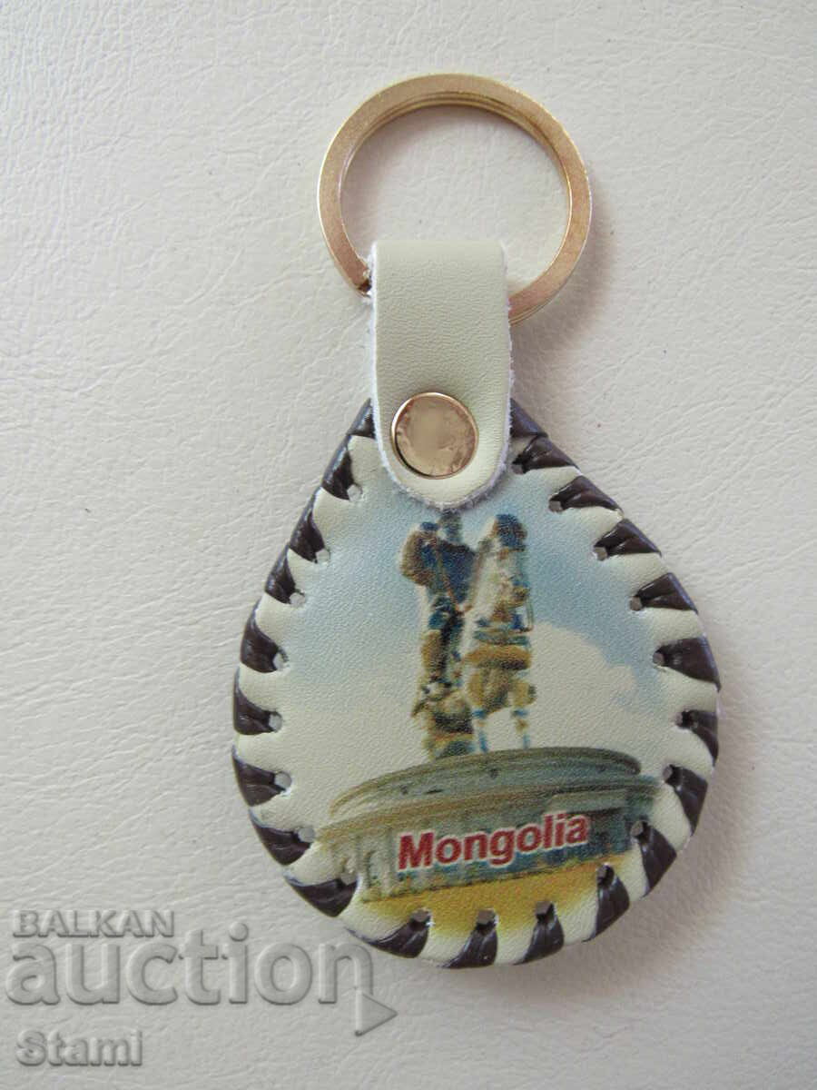 Auction  Authentic Leather Keychain from Mongolia - Series 30