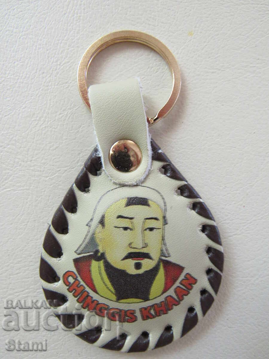 Authentic Leather Keychain from Mongolia - Series 30