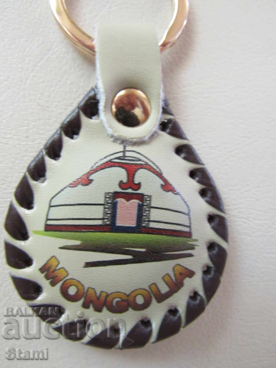 Suport de chei din piele autentică din Mongolia - seria 30 cu preț 7.50 BGN | € 3.83