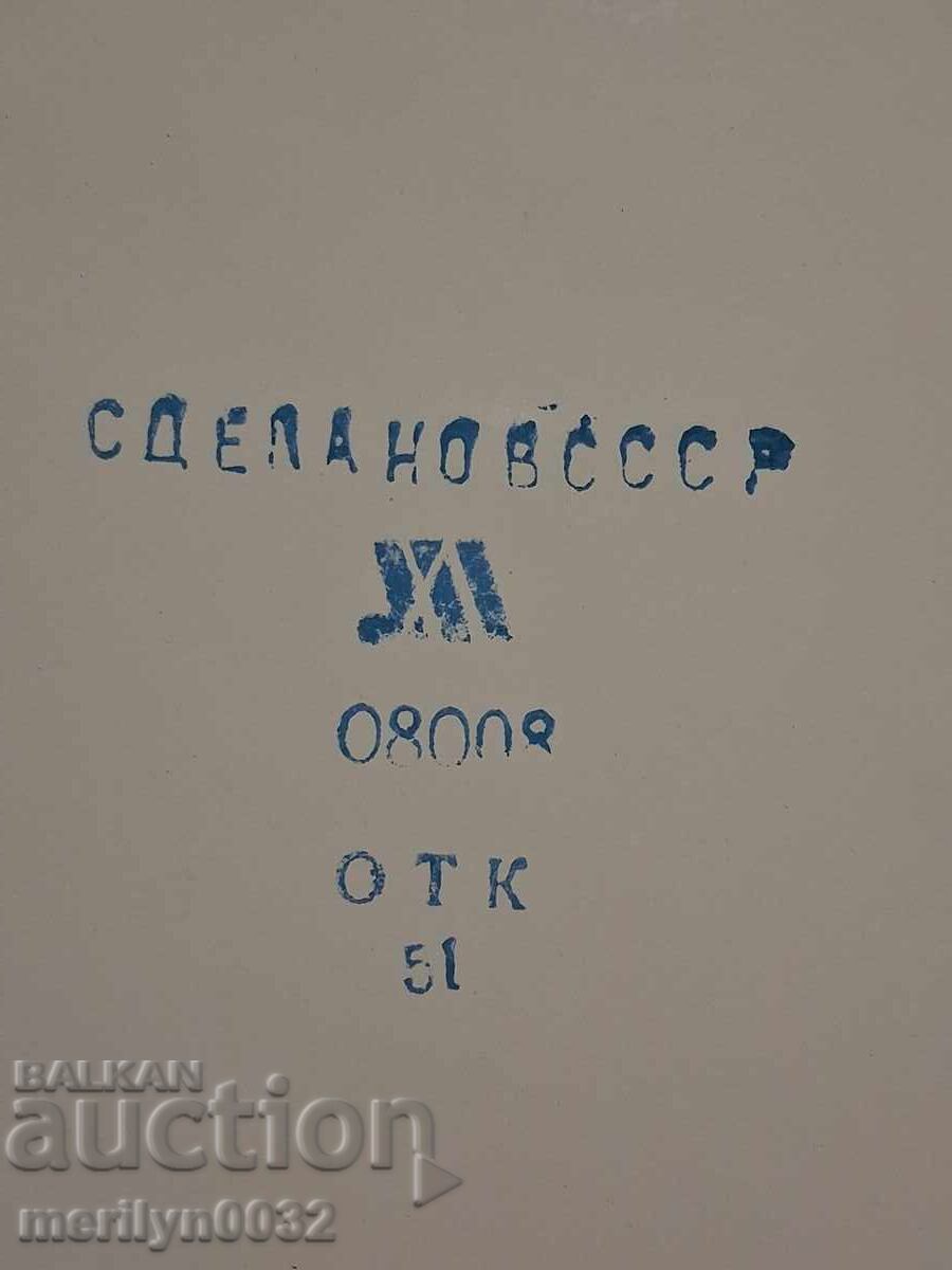 Enamelled plate, enamelled dish, bowl, USSR - 5