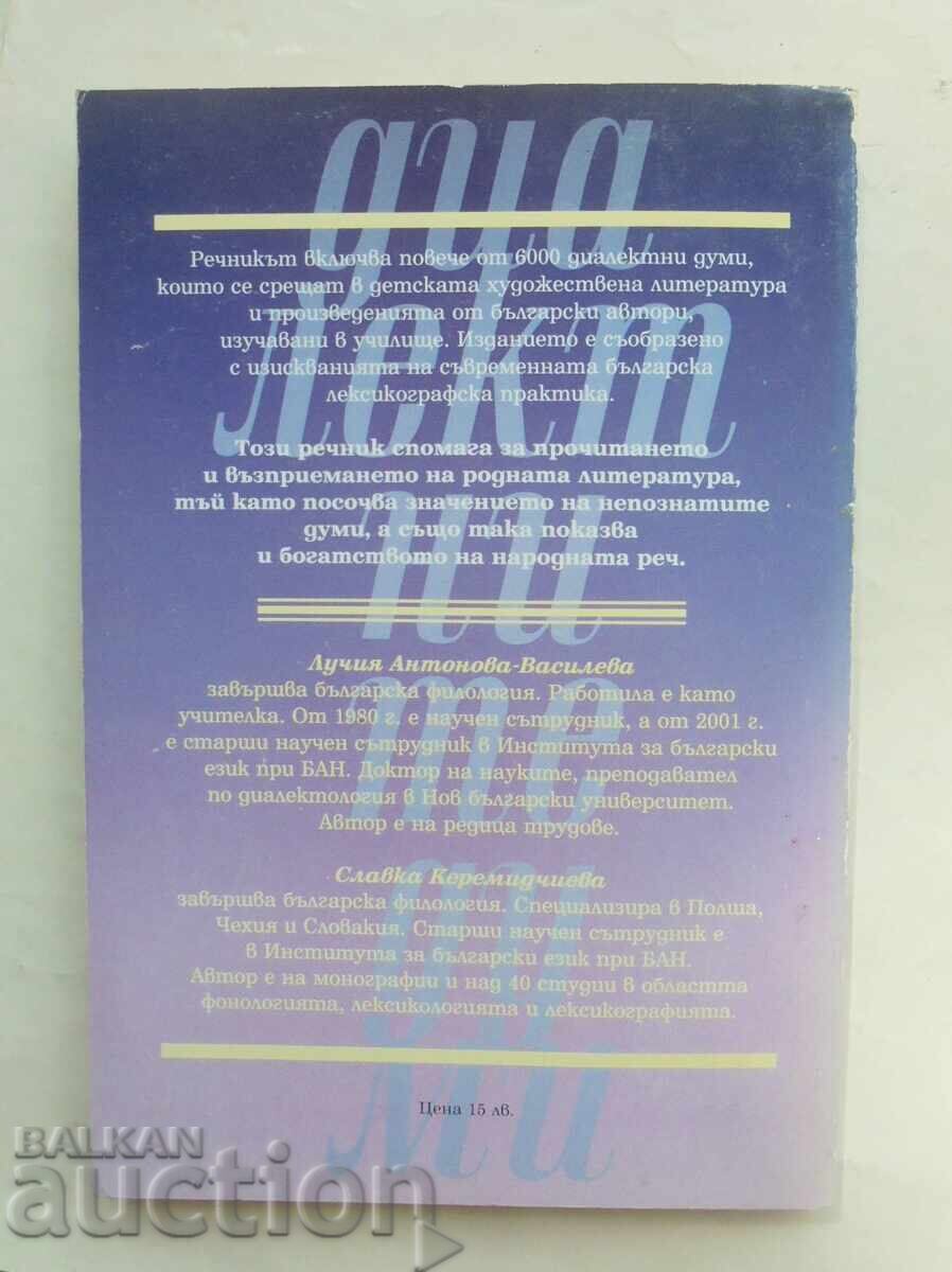 Short Dictionary of Dialectal Words - Luchiya Antonova, 2001 with price 18.00 BGN | € 9.20 Short Dictionary of Dialectal Words - Luchiya Antonova, 2001 with price 18.00 BGN | € 9.20