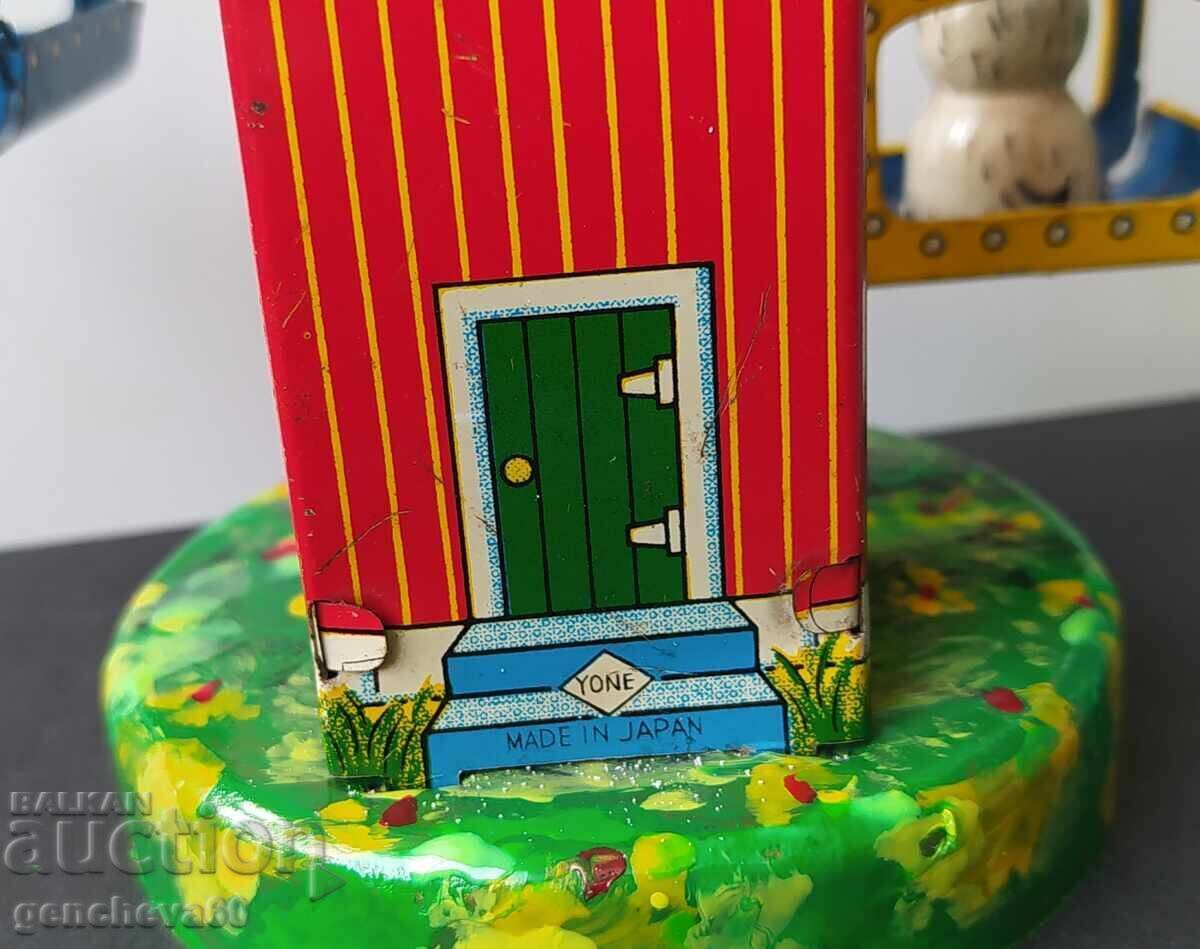 Ρετρό ιαπωνικό μεταλλικό παιχνίδι - Ρόδα του τροχού γάτες - 5