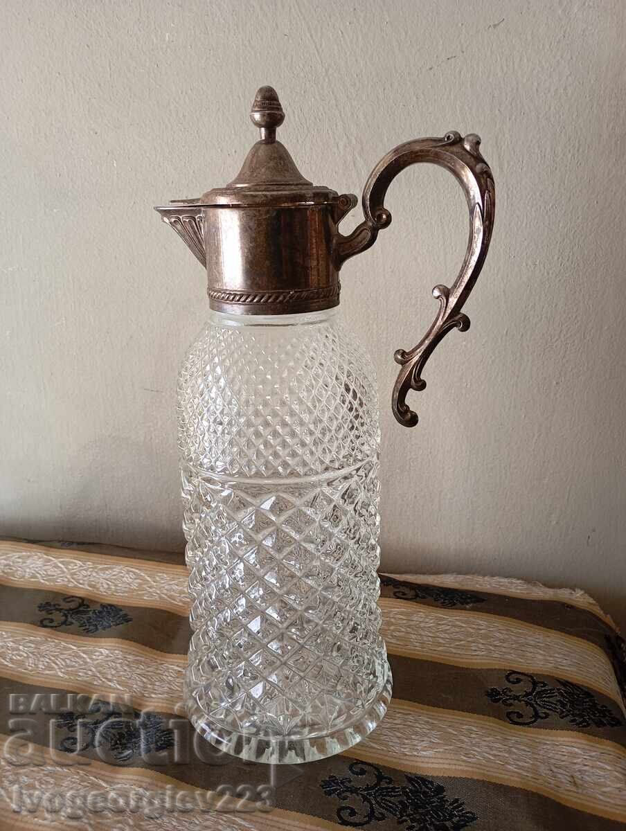 Decantor de cristal vintage Decantor de cristal vintage
