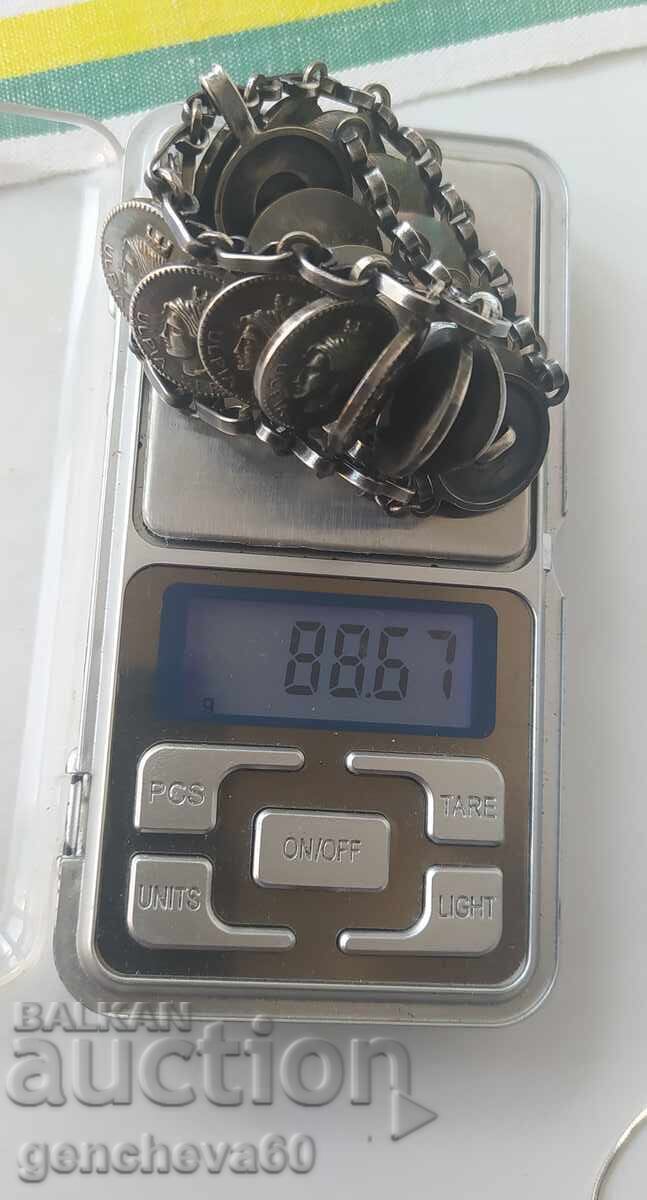 Старо бижу за носия гривна с монети UIPIA CERDICA - 7