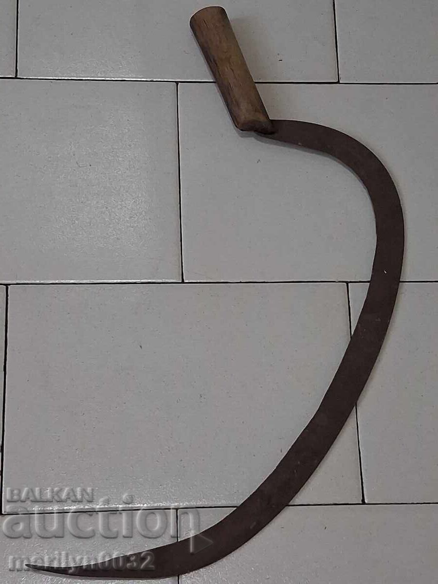 Δημοπρασία Παλιό δρεπάνι, λεπίδα, σφυρήλατο σίδερο