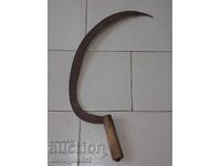 Old scythe sickle, blade, wrought iron