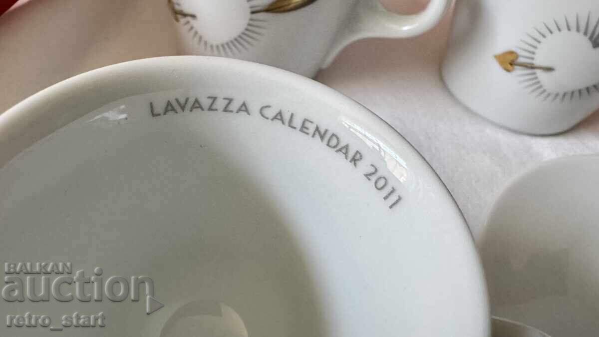 Аукцион Lavazza Сервиз за двама за кафе и капучино