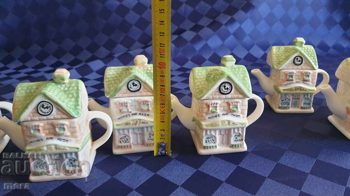 Колекционерски порцеланови чайничета - 7 броя