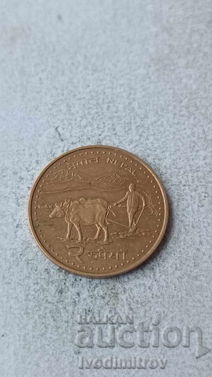 Непал 2 рупии 2006